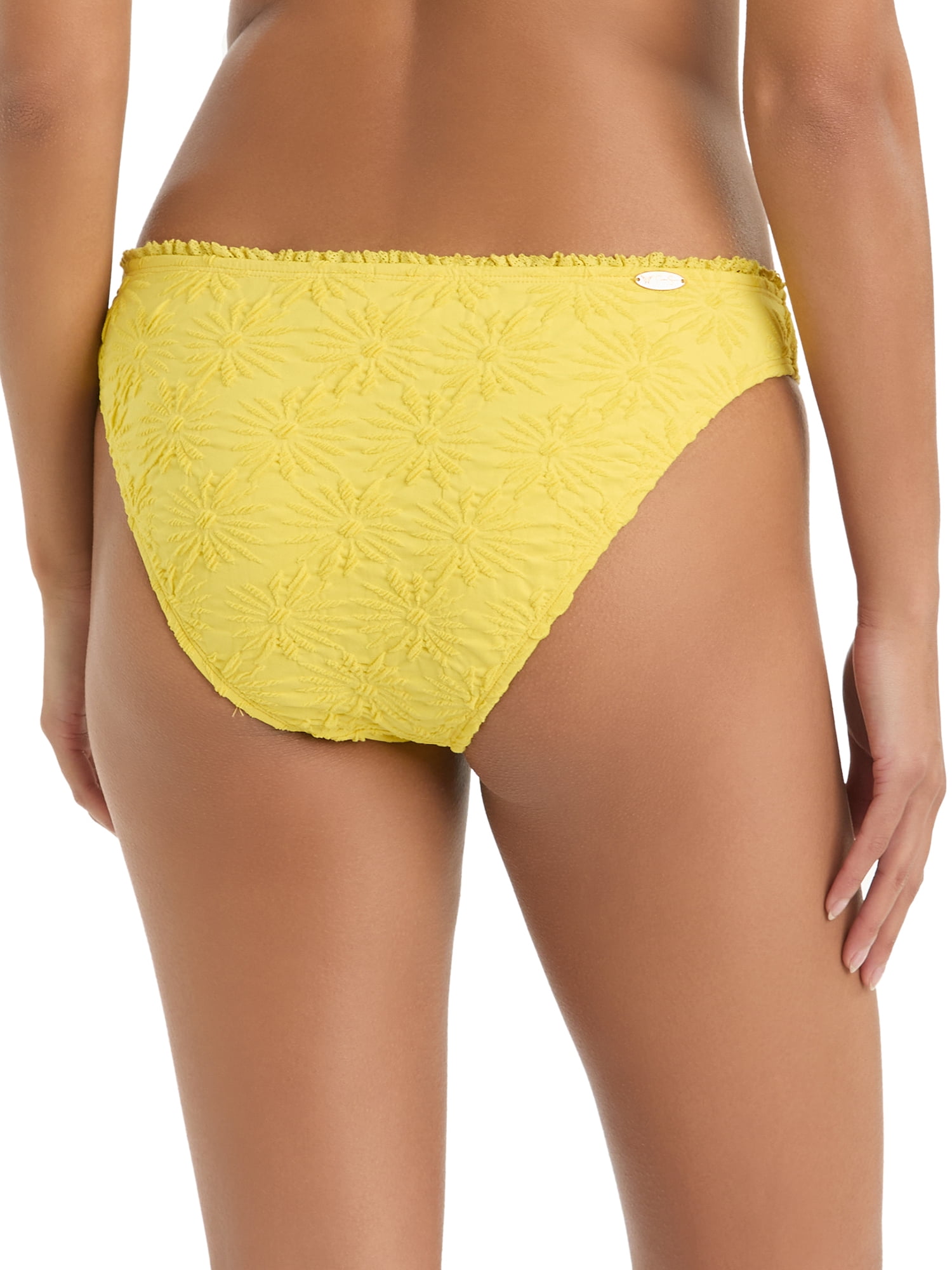Jessica Simpson Women's Floral Textured Bikini Bottoms, XS-2XL