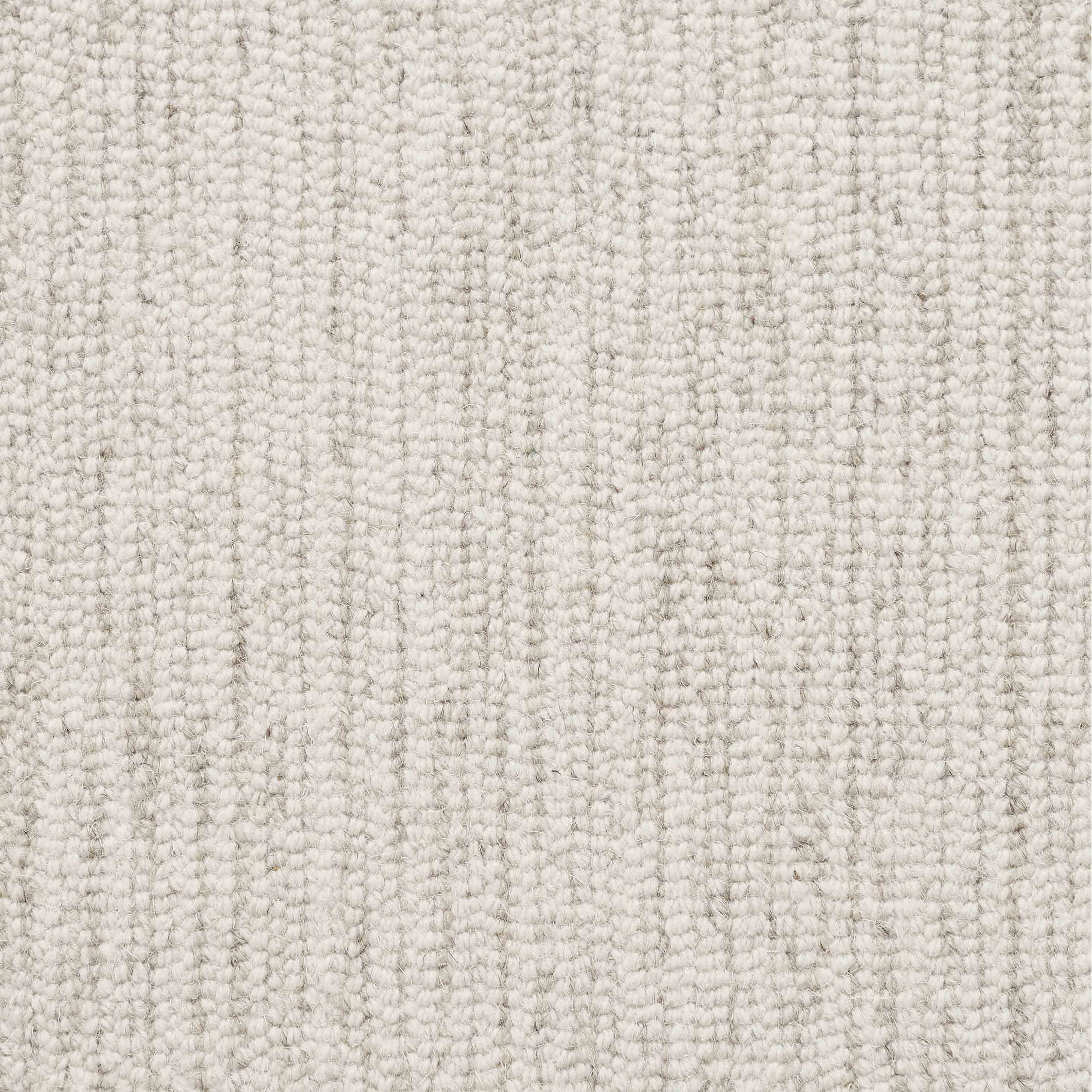 My Texas House Stella Ivory Scallop Wool Indoor Runner Rug, 2 ft x 8 ft