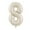 8, variant on 40 Inch Cream Number Balloon,Beige Large Birthday Balloons,Girl Kids Adult Happy Birthday Party Decoration Wedding