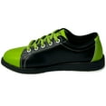 thumbnail image 2 of Pyramid Boy's Youth Skull Bowling Shoes, Green/Black, Size 12T, 2 of 4
