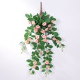 thumbnail image 2 of Dalrosia Artificial Hanging Flowers Artificial Rose Vine Hanging Plants Artificial Flower for Home Room Garden Wedding Indoor Outdoor Decoration, 2 of 7