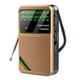 thumbnail image 1 of Radio Recargable Portátil FM AM SW Con Conector para (oro), 1 of 9