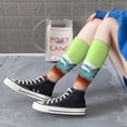thumbnail image 3 of Lsque Flying Frog On Branch Printed Crew Socks Men's Women's LightWeight Thin Casual Calf Socks ,Knee High Socks,Cotton Socks, 3 of 9