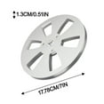 1Pcs 7 Inch Empty Reel 6 Hole Open Reel Sound Tape Reel Opening Machine