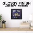 thumbnail image 6 of Silver Buffalo Rick and Morty Spaceship Googus Gel Coat 6" x 6" Framed MDF Modern Wall Art, 6 of 6