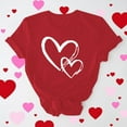 thumbnail image 2 of T-Shirt pour Femmes, Col Rond Décontracté à Manches Courtes Imprimé, Léger, 2 of 6