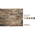thumbnail image 5 of GenStone Faux Stacked Stone Pillar Panel 11.25" x 24" in Desert Sunrise Color for Do It Yourself Friendly Home Improvement Projects, 5 of 8