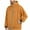 Orange, variant on Men's Coat Warm Winter Jacket Solid Color Windproof Water Prooft Zipper Pocket Drawstring Hooded Outdoor Jacket Coat