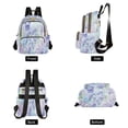 thumbnail image 2 of Butterfly Flowers Hydrangea Travel Laptop Backpack Casual Daypack Lightweight Bookbag Compartment for Business, 2 of 7