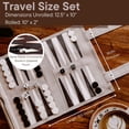 thumbnail image 3 of Sondergut Juego de Backgammon de Ante Enrollable Crema, 3 of 7