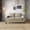 Dark Beige, variant on Castle Place Elegance Linen Upholstered Loveseat, Beige