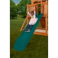 thumbnail image 3 of Creative Cedar Designs Timber Valley Wooden Playset with Wooden Roof, Glider Swing, Sandbox, Climbing Wall, Ladder, Slide & Belt Swings, 3 of 10