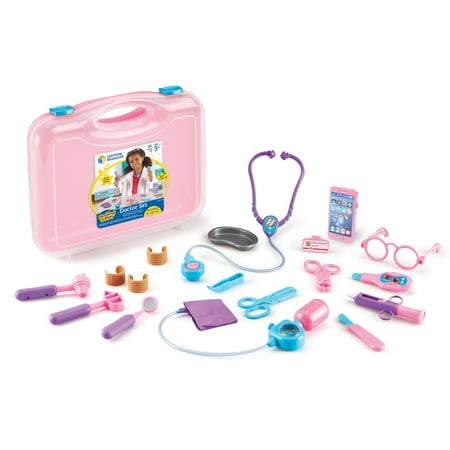 Learning Resources Pretend & Play Doctor Set Preschool Toys Toddler Social Emotional Learning Toys Doctor Kit for Kids Ages 3+