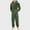 Army Green 08074, variant on OWMEOT Mens Big and Tall Onesies Winter Fleece Hooded Jumpsuits Long Sleeve Plush One Piece Pajamas Thermal Lined Overall Rompers