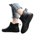 thumbnail image 2 of KANG Women's Rain BOOTS Fashionable Low Cut Rubber Boots Non Outdoor Work Shoes All Season Comfortable Casual Wear Lightweight Portable Garden Shoes, 2 of 9