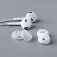 thumbnail image 6 of Colorful Soft Shockproof Protective Sleeve Earphone Replacement Earplug Protector Silicone Earbuds Cover Ear pads Case WHITE, 6 of 8