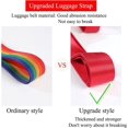thumbnail image 4 of sangle De Bagage Avec Serrure (rouge) Tiquette De Bagage Sangles De Bagage Croises Rglables, Accessoire De Voyage De Serrure Douanire Avec Serrure, 4 of 5