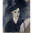 thumbnail image 2 of The Jewess, 1908, Amedeo Modigliani (1884-1920 Italian), Oil on canvas, Poster Print (24 x 36), 2 of 4