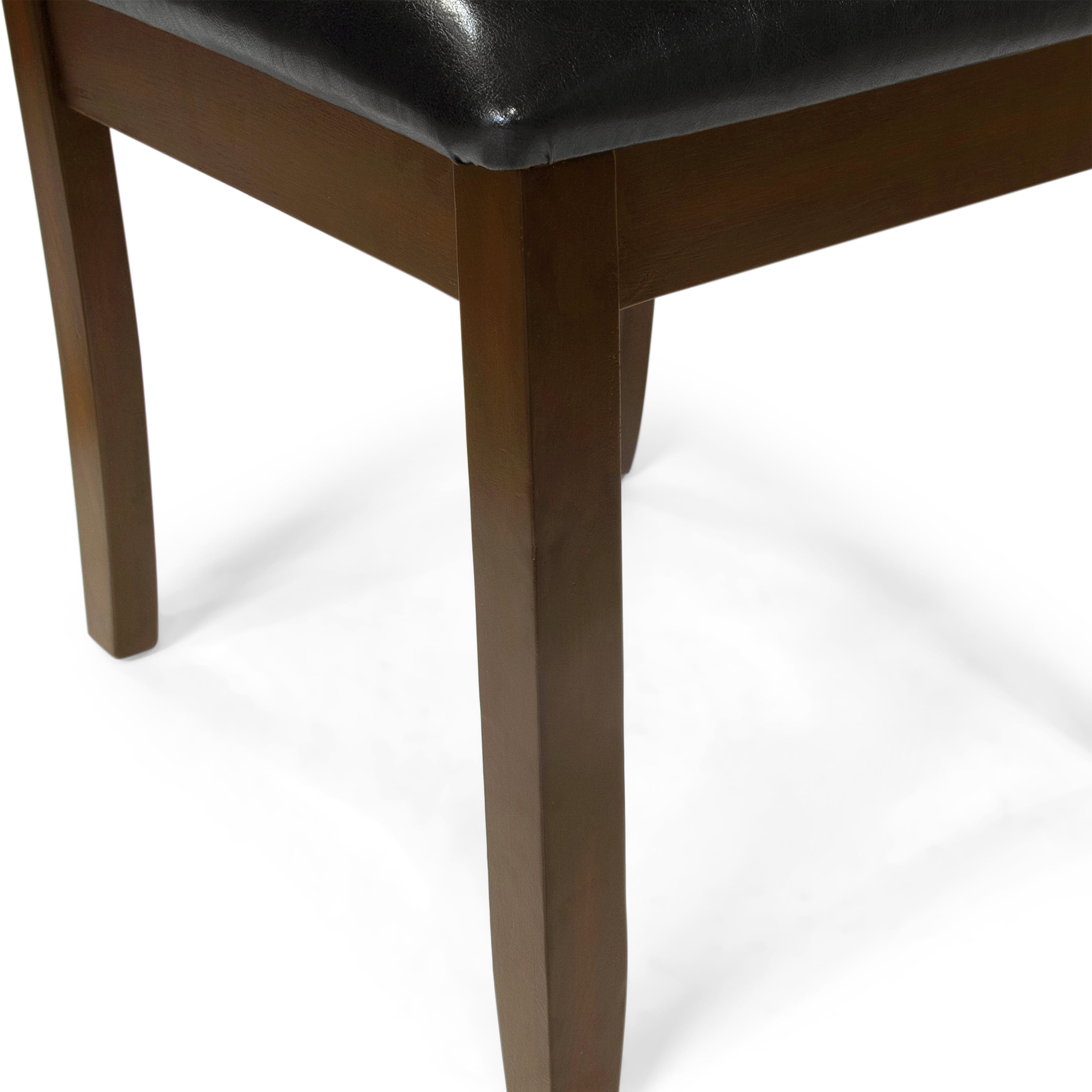 Lorin Contemporary Dining Chairs, Espresso, Set of 2