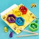 thumbnail image 5 of Juguete Educativo Inclinado De Madera Para Niños Montessori, Juego De Colmena De Educación Temprana, Clip Cognitivo De Color Infantil, Juguete De Abeja Pequeña Serendint FN002472-00, 5 of 6