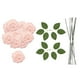 thumbnail image 5 of 25 piezas de cajas de decoración de boda de flores artificiales rosas set 3d de aspecto real romántico con tallo para aniversarios del festival, 5 of 8