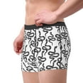 thumbnail image 3 of Wukai Hand Drawn Snake Print Men’s Underwear Breathable Boxer Briefs,&nbsp;Moisture Wicking & Breathable-, 3 of 7
