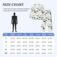 thumbnail image 3 of Bingfone Men's Pajama Set 2 Piece Loungewear PJs, Long Sleeve with Pajama Pants-Cute Whale, 3 of 7