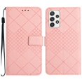 thumbnail image 2 of For Samsung A73 5G Wallet Case with RFID Blocking Card Slots Holder Premium PU Leather Magnetic Kickstand Shockproof Wrist Strap Removable Flip Protective Cover For Samsung Galaxy A73 5G, Pink, 2 of 9