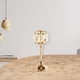 thumbnail image 3 of Candelabro de cristal moderno, candelabro de pilar, soporte para velas de té para oro M, 3 of 7