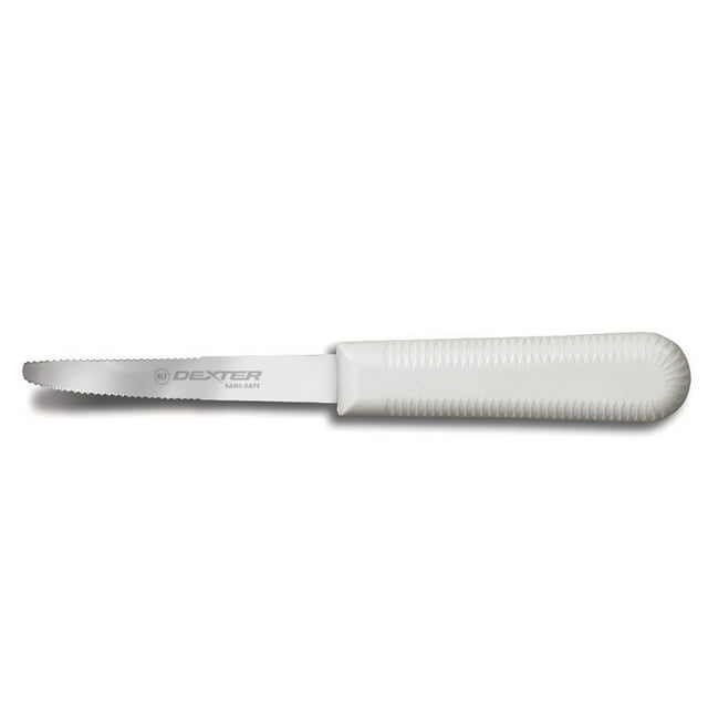 Dexter Russell S253SC-PCP SANI-SAFE® 3 1/4" Grapefruit Knife w/ Polypropylene White Handle, Carbon Steel