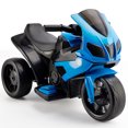 thumbnail image 2 of MotorGenic 6V Kids Electric Motorcycle, 3-Wheel Blue Ride on Toy with LED Light & Music, Remote Control for Children Boys Girls, 2 of 8