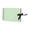 Green, variant on A5 Spiral Bound DIY Scrapbook Album with Black Cardstock Pages, Twin Wire Memory Photo Book with Ribbon Bow Closure Single Pack, Assorted Cover Colors Available