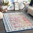 thumbnail image 4 of Hauteloom Wilsons Living Room, Bedroom Area Rug - Bohemian/Global - Navy, Aqua, Magenta - 5'3" x 7'3", 4 of 8