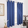 thumbnail image 3 of Red Bandana Blackout Curtains Window Drapes Room Darkening Thermal Insulated Grommets Blackout Curtains, for Living, Dining, Bedroom,2 Panels, 3 of 6