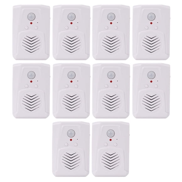 10X Sensor Motion Door Switch MP3 Infrared Doorbell Wireless PIR Motion Sensor Voice Prompter Welcome Entry Alarm