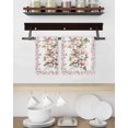 thumbnail image 3 of Spring Floral Kitchen Dish Towels for Drying Dishes Set of 2, Retro Pink Orchid Flowers Leaves Botanical Waffle Weave Microfiber Hand Tea Bathroom Towels Quick Dry & Absorbent Towel 15.7x23.6, 3 of 7