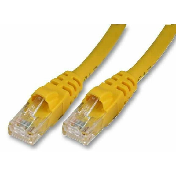 TUK - RJ45 Male to Male Cat6 Ethernet Patch Lead, 10m Yellow