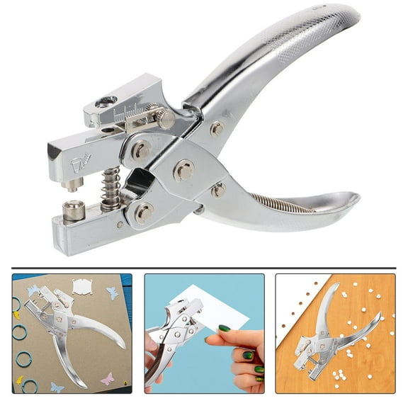 Masteelf  Heavy Duty Hole Punch Paper Puncher Single Scrapbooking Office