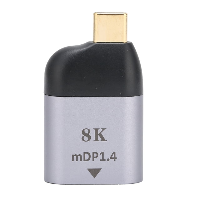 Mini adaptador DP, tipo C portátil macho a suministros de computadora K en adaptador Hz Ultra sensible