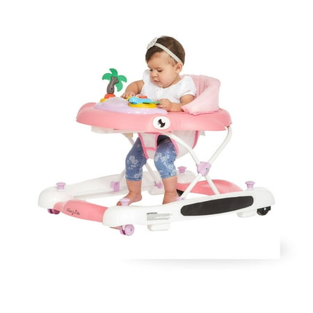 UPC: 0811048037916 | Dream on Me 2-in-1 Aloha Fun Activity Baby Walker in Pink Easy to Fold and Store