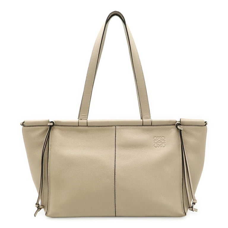 Pre-Owned LOEWE Cushion Tote Small Tote/Shoulder Bag in Light Oat 