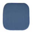 thumbnail image 3 of Sweet Home Collection Memory Foam Honeycomb Non-Slip Back 16" x 16" Chair Pad - Blue, 2 Pack, 3 of 7