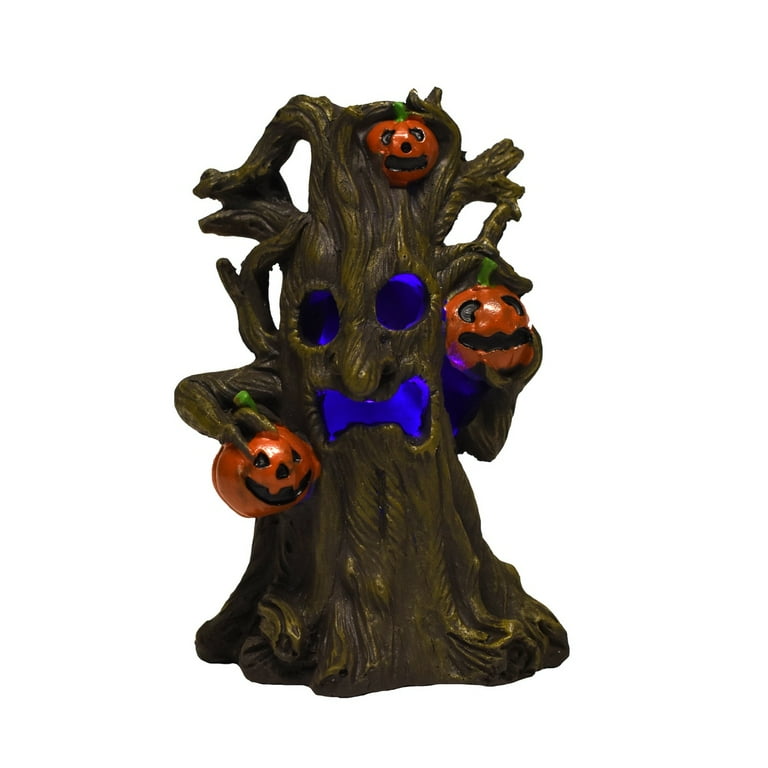 Light Up Mini Haunted Tree Halloween Fairy Garden LED Landscape Miniature Decor Light Up Mini Haunted Tree Halloween Fairy Garden LED Landscape Miniature Decor