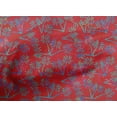 thumbnail image 4 of oneOone Cotton Poplin Red Fabric Batik Dress Material Fabric Print Fabric By The Yard 42 Inch Wide, 4 of 4