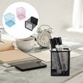 thumbnail image 3 of 3pcs Pen Pot Cuboid Iron Mesh Pencil Holder Desktop Pencil Container for Office, 3 of 7