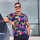 thumbnail image 4 of Fotbe Paint Butterflies Camiseta Polo de Golf para Hombre con Estampado – Camisa Deportiva Transpirable con Cuello Abotonado-XX-Large, 4 of 6