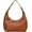 Brown, variant on Womens Soft Vegan Leather Handbags Y2k Dumpling Hobo Shoulder Bag Chic Small Tote Purse Casual Underarm Satchel