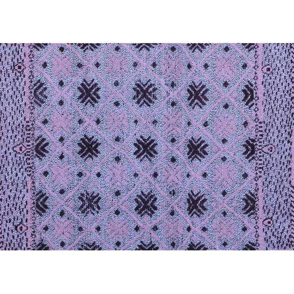 Ahgly Company Indoor Rectangle Abstract Blue Modern Area Rugs, 5' x 7'