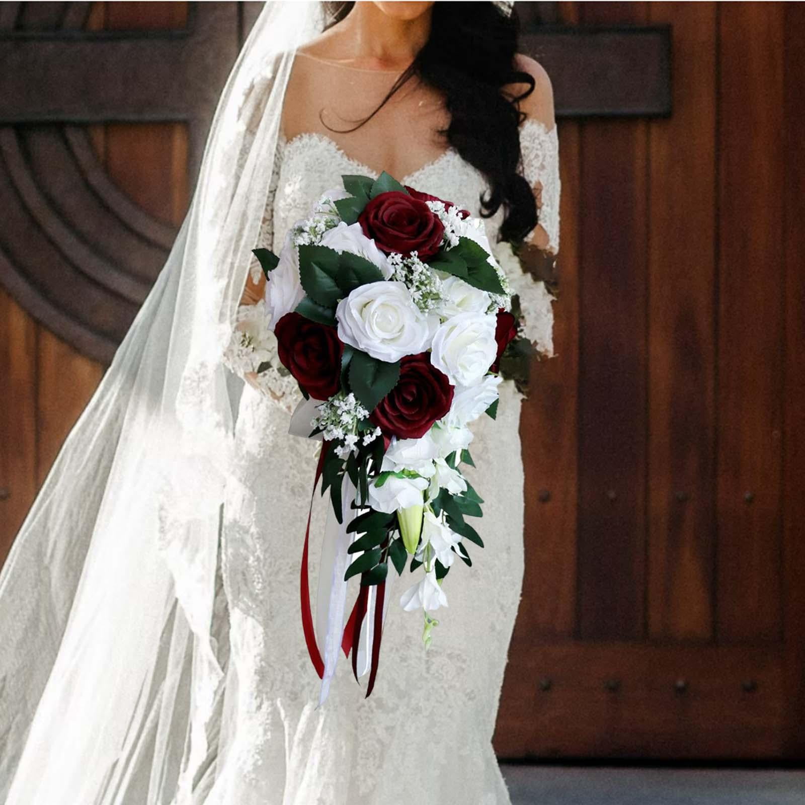 Wedding Bridal Holding Artificial Flowers , , 50 x 23 x 30cm