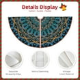 thumbnail image 5 of Bingfone Christmas Tree Skirt Mat Christmas Decoration Interior 36"-Mandala, 5 of 8